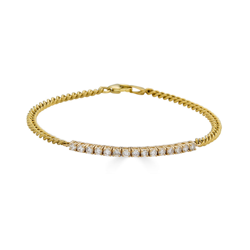 Cuban Diamond Bracelet