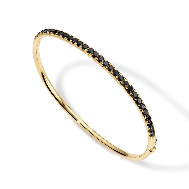 Black Diamond Hinge Bangle