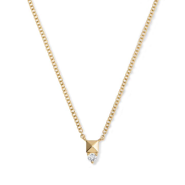 Pyramid and Diamond Pendant