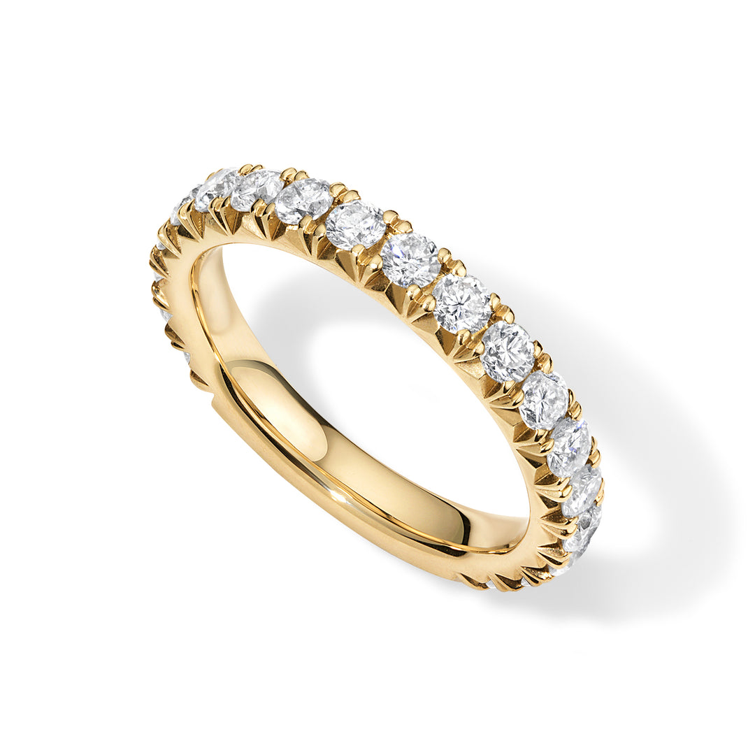 French Pave Eternity Ring