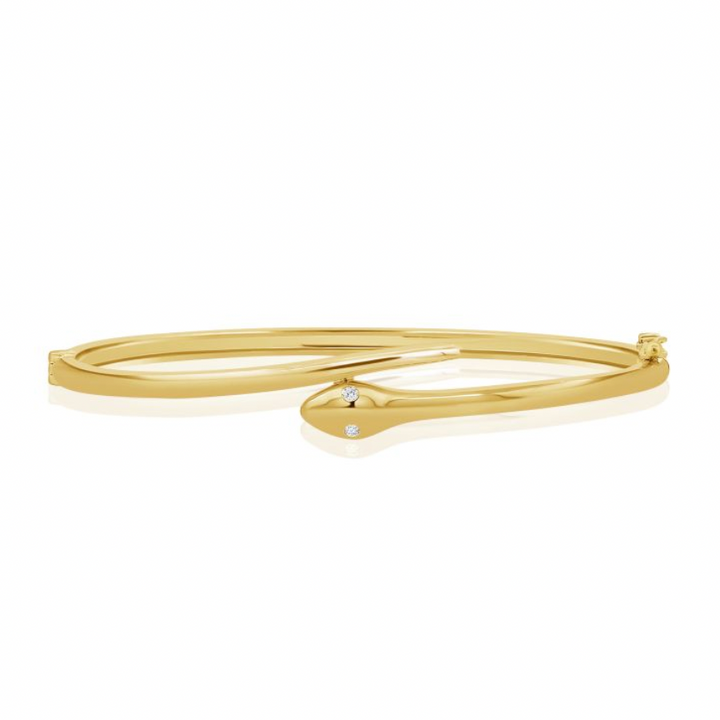 Serpent Hinged Bangle