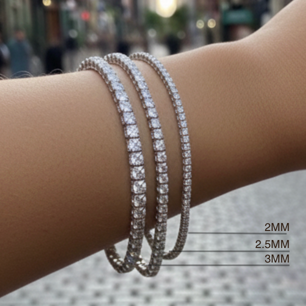 2.5MM Tennis Bracelet