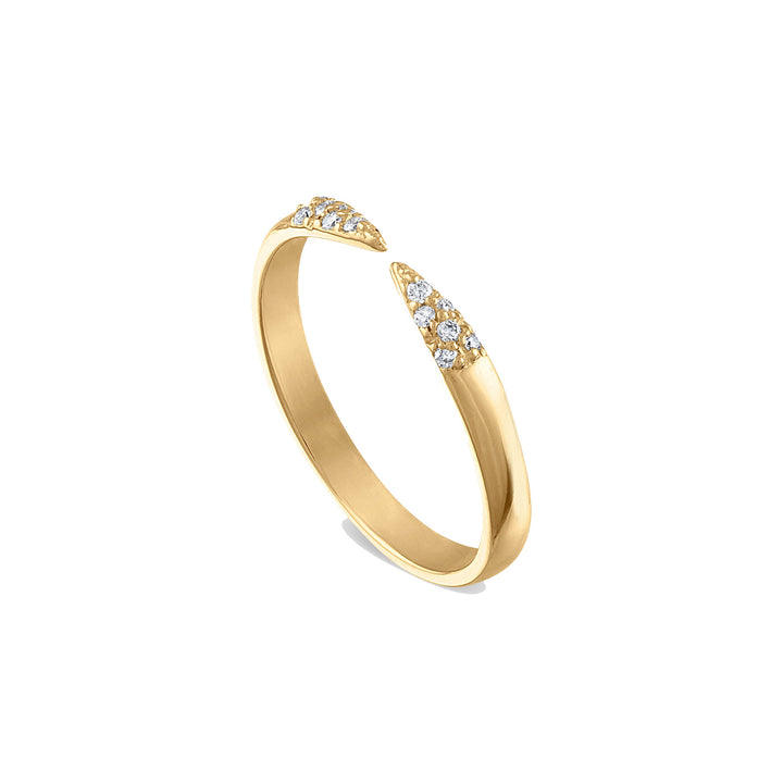 Diamond Unite Pinky Ring