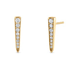 Diamond Spike Earrings