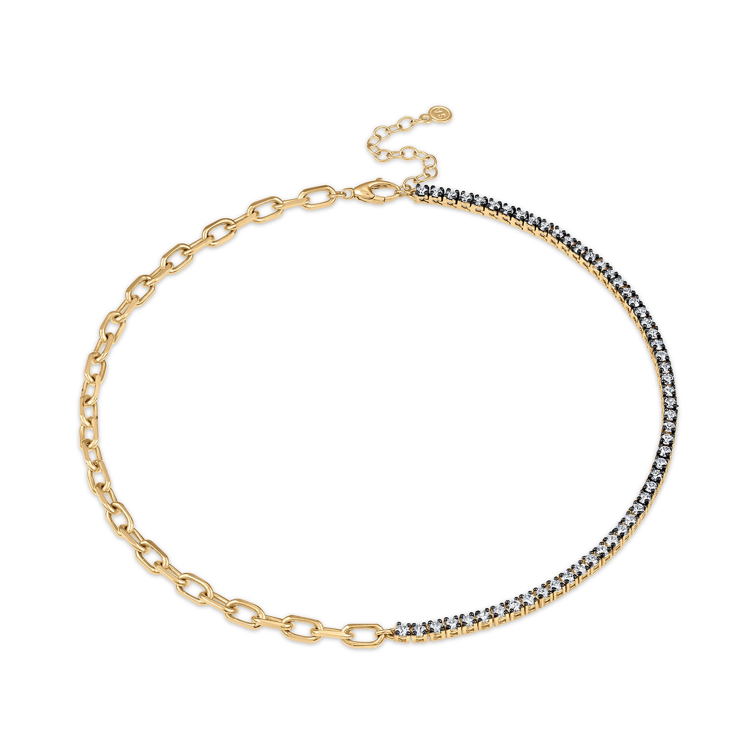 ★HARANG★ Whale Tail Half Half Chain Bracelet Whale_Tail_Bracelet_Nautical_C